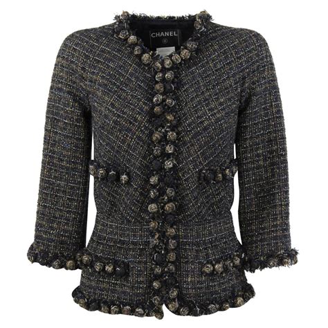 chanel jacke damen second hand|Chanel wool jacket.